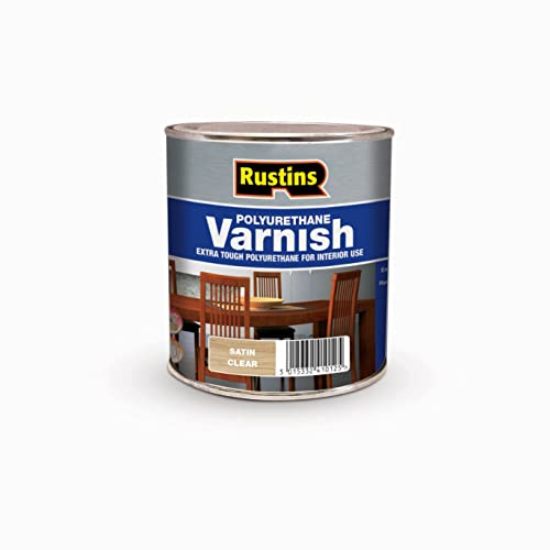 Rustins Polyurethane Varnish Clear Satin 250ml