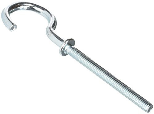 Molly M64406-XJ Crochets Ronds Ø 4 x 40 mm, Gris, Set de 6 Pièces