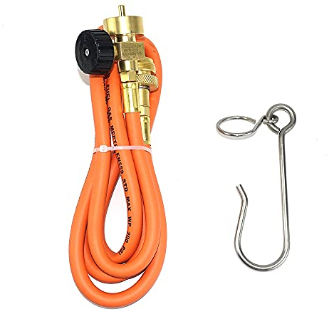 MAPP Torch Extension Hose Kit 1.5m (5ft) Hose and Belt Hook for Gas Braze Welding Torch