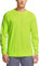 TSLA Men's Rashguard Swim Shirts, UPF 50+ Loose-Fit Long Sleeve Shirts, Cool Running Workout SPF/UV Tee Shirts, Sun Block Lime, XXL