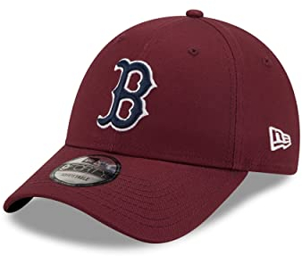 New Era Boston Red Sox Cap MLB Fanartikel Baseball weinrot 9Forty verstellbar - One-Size
