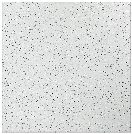 10 Pack of Fine Fissured Suspended Ceiling Tiles Acoustic Tiles 595mm x 595mm Fit in 600mm x 600mm Grid (Fine Fissured)
