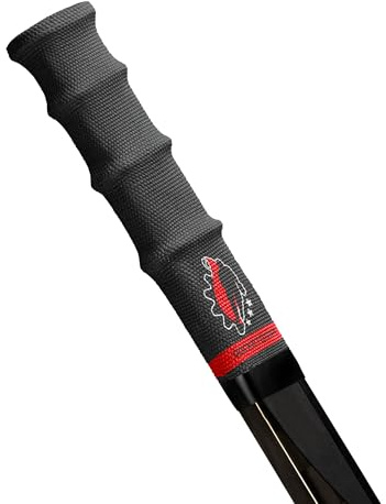 RockETGRIP – Ishockeyklubba sport handtag – färg tyg hockeyhandtag – hockeytillbehör för vuxna och barn (svart; Sij Agroni Jesenice)
