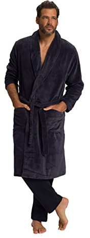 JP 1880 Herren Bademantel Mikrofaser Hosen, Grau, 6XL EU