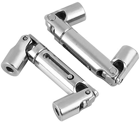 Lazmin Eje de transmisión de 2 Piezas para camión RC, Eje de transmisión de Metal para WPL 1/16 RC Escala RC Camión Militar Reemplazo Accesorios RC