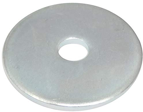 AERZETIX - C44416 - Set di 20 Rondelle piatte larghe M6x30mm - spessore 2mm - DIN9021 - in acciaio zincato - colore argento - montaggio bullone vite dado serraggio tenuta fissaggio