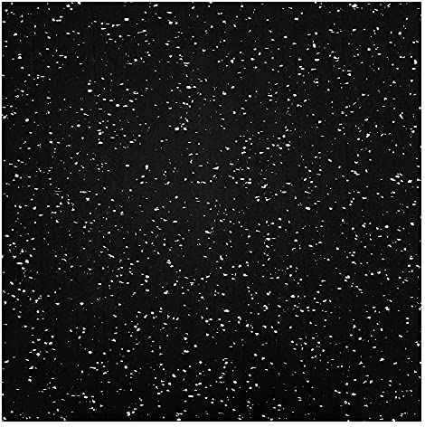 Nicoman Tapis en caoutchouc anti-vibrations réduisant le bruit pour machine à laver, sèche-linge, réfrigérateur, grand appareil - Taille découpable - 6 mm - 100 x 100 cm - Noir galaxie