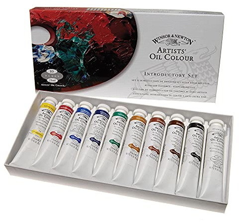 Winsor & Newton Artists' Oil Paint, Introductory Set, 10x21ml