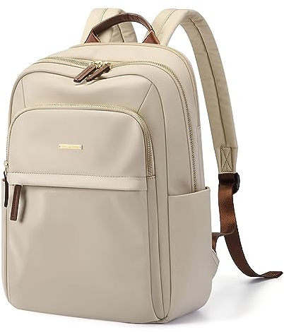 GOLF QUALITY Mochila Ordenador Portátil 14 Pulgadas,Mochila Mujer Bolsos De Antirrobo Nylon Bolsos Mochila Impermeable Mochila De Viaje De Trabajo Escolar Casual,Albaricoque