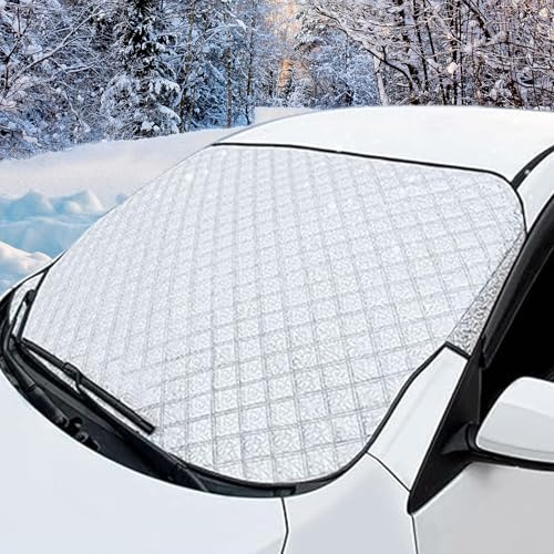 Sitayakuma Copertura per parabrezza auto, protezione solare per parabrezza auto, con 9 magneti, protezione antigelo per auto, contro il sole, gelo, polvere, neve, radiazioni (170 x 143 cm)