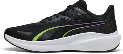 PUMA Unisex Skyrocket LITE Road Running Shoe, Black-Yellow Alert, 12 UK, Puma svart gul varning, 47 EU