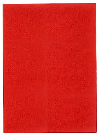QUARKZMAN 14 Conteggio Stoffa per Ricamo a Croce 20 per 28 Tessuto Punto Croce Tessuto Ricamo in Cotone Classico Riserva per Artigianato Ricamo, Lavoro a Mano, Fai Da Te Artigianato, Rosso