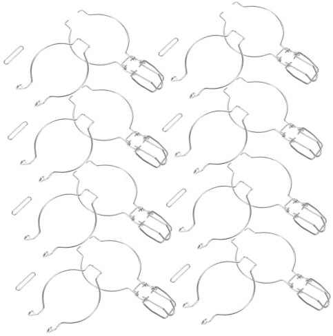 Garneck Lot de 10 étriers de Rechange en Acier Inoxydable pour bocaux à col Large - Pinces métalliques durables pour sceller en Toute sécurité Les bocaux