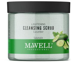M&WELL Reinigungspeeling mit Gurke für Gesicht und Körper 500g