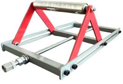MAIMAILE Supporto a rulli Regolabile per Sega troncatrice, 2 Pezzi, capacità: 250 kg, intervallo di Regolazione dell'altezza: 2,9-29,9 cm, Materiale: Ferro, Telaio di Supporto per Macchina da Taglio