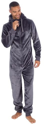 Famille Adultes Enfants Hommes Femmes Enfants Garçons Filles Père/Fils Assortis à Capuche Tout en Un Pyjama Polaire Double Fermeture Éclair Pyjama Loungewear Combinaison Douce Grenouillère Onezee