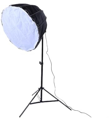 Garsent Fotograferingsbelysningssats, 85W Energisparlampa 3 Färg Justerbar Ljusstyrka 1 100 med Fjärrkontroll, 60 Cm 12-sidig Mjuklåda för Livestreaming Porträtt Produktfotografering (#2)