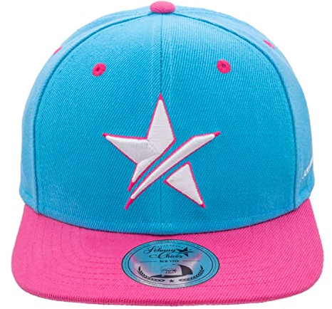 JOHNNY CHICOS Sorry I'm Fresh söt barnkeps barnkeps snapback 49–56 cm huvudomkrets, Stor-STAR-KIDS-SKY-rosa, one size