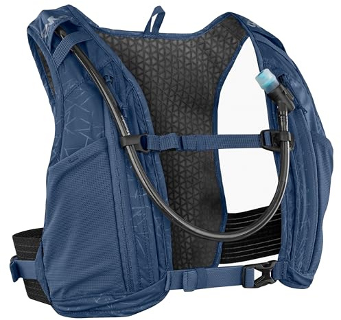 EVOC HYDRO PRO 3 + 1,5 l HYDRATION BLADDER Zaino idratante, zaino ultraleggero, zaino da trekking con tasche sul petto, Denim
