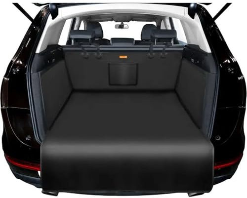 TVVXIO Kofferraumschutz Hund, für Dacia Sandero Stepway 3 Extreme 2020-2023 2024 wasserabweisend pflegeleicht, Schwarze Kofferraummatte mit Ladekantenschutz