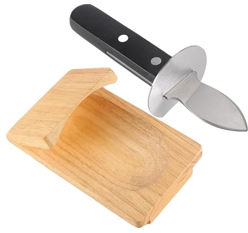 Oyster Shucker - Cuchillo de | Abrazadera para desmenuzar | Abrazadera y cuchillo para | Cuchillo Shucker para | Abrazadera de para mariscos | Herramienta ergonómica