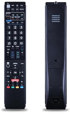 GOUYESHO Nouvelle télécommande de remplacement universelle pour Sharp Series 3D/TV/LCD/LED/HD/Aquos TV Controllore GB058WJSA GA983WJSA GA902WJSA GB005WJSA GA903WJSA LC-40LE730E LC-40LX814E LC-40LE824E