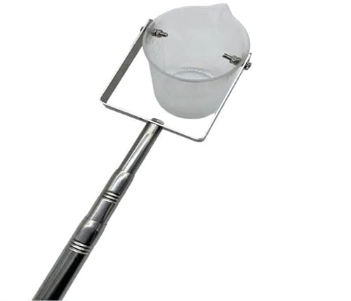 Muestra De Agua Telescópica, Muestra De Vaso De Vaso De Péndulo 500/1000ml, Para Pruebas Ambientales, Laboratorio/estanque/ríos Swipper Swipper Di(Size:1.11m-3m/3.64ft-9.8ft,Color:1000ml-plastic cup)