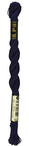 DMC Pearl Cotton Skeins Size 5-27.3 Yds: Dark Navy Blue