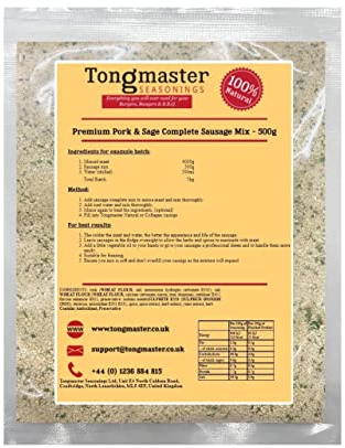 Premium Pork & Sage Complete Sausage Mix - 500g