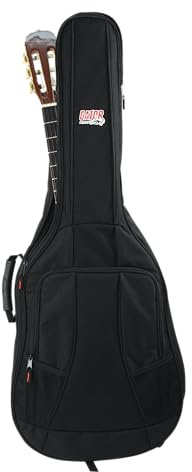 Gator Cases 4G-MiZone Series Gig Bag For Classical Style Acoustic Guitars with Adjustable Backpack Straps, Fits Most Student and Professional Models (GB-4G-CLASSIC)