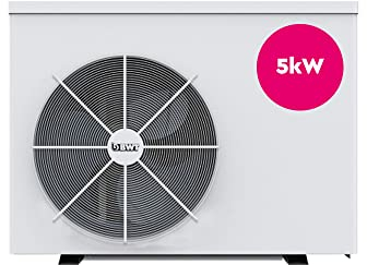 BWT myPOOL Inverter Wärmepumpe 50 | Leise Wärmepumpe Zur Pool Beheizung & Enteisung | Für Salzelektrolyseanlagen Geeignet | Mit Abdeckplane | Lange Lebensdauer | 5 kW