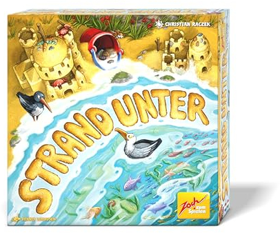Zoch 601105161 Spiaggia Sotto – l'emozionante gioco di bassa marea e marea per i costruttori di sabbia, da 2 a 4 giocatori, per bambini dagli 8 anni in su