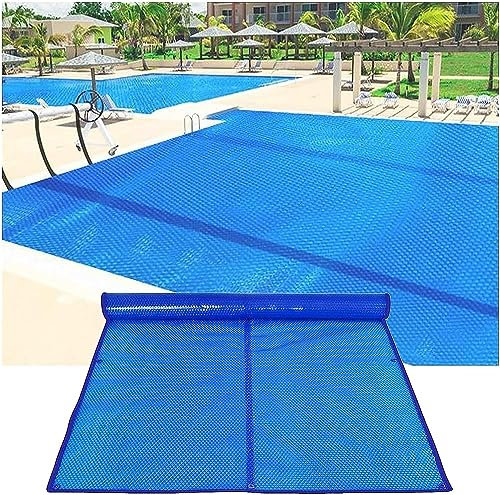 SAFWEL Dustproof Pool Protector Hot Tub Cover for Above-Ground Pool, Floating Pool Solar Blanket, Insulating Pool Heater Cover for Swimmer (Size : 5m x 10m (16ftx33ft))
