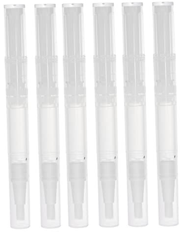 Angoily 6pezzi Pennine Per Olio Per Cuticole Trasparenti Realizzate in Pp Resistenti Non Si Danneggiano Facilmente Confezione Sigillata Perdite Piccole e Leggere Adatte Viaggi Uso