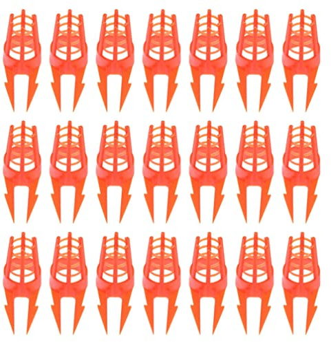 Supvox 30 Stück Königin-Zellen-Schutz Königin-Zellen-Käfige Königin-Zellen-Schutzkäfig Bienenkönigin-Käfighalter Bienenzucht-Werkzeug