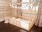 Mandrele - Montessori Bett, Hausbett mit Lattenrost, Rausfallschutz Bett, Bodenbett, Kinderbett, Holzbett mit Bettgestell für Jungen und Mädchen, 200x120cm, Natur Holz