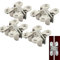 Eruceky 4 Pezzi 180 Gradi Mini Cerniera Scomparsa, Cerniera per Mobili Nascosta, per Mobili, Hardware, Porte in Legno, Scatole di Legno