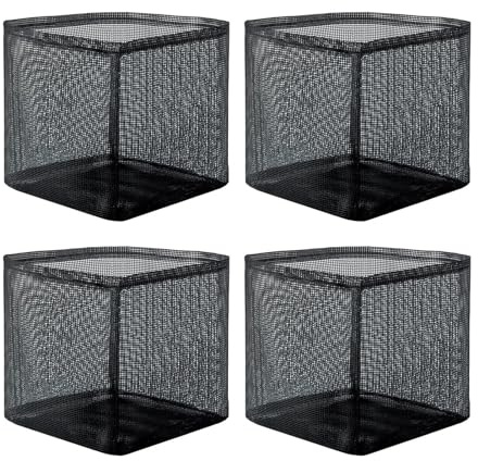 Generico Cesta para plantas para estanque flotante - Malla acuática 4X, contenedores transpirables, soportes para plantas duraderos | Suministros para plantas al aire libre para el cultivo