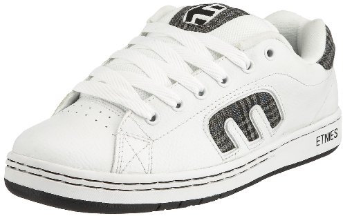 Etnies Callicut - Scarpe da Skateboard da Uomo, Bianco e Nero, 47 EU