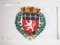 AZ FLAG - Drapeau Ville de Lyon - 45x30 cm - Pavillon Lyonnais 100% Polyester Avec Deux Cordelettes - 20g