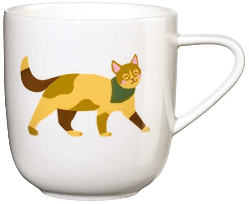 ASA Coppa Kids 38066314 Farmlife Gobelet en porcelaine fine Blanc 0,25 l 8 x 8,5 cm