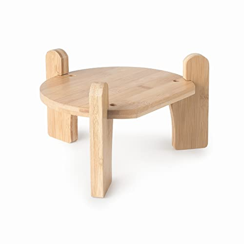 Lacor 61956 - Soporte para Dispensador Bebidas - Bambú, 21 cm, Presentación