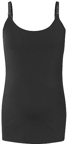 Noppies Damen Ara Easy Nursing Top T-Shirt, Black - P090, M EU