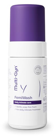 Multi-Gyn FemiWash para la higiene íntima diaria para mantener una zona íntima sana - Extracto de Aloe - Microespuma sin jabón - 100 ml