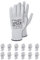 RS CONDUCTOR CLAR Guantes de montaje de guantes antiestáticos/talla 09, 12 pares/gris/guantes de montaje/guantes de trabajo/guantes protectores