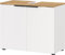 Germania WB-Unterschrank 6003-633 GW-MENEN, in Weiß/Navarra-Eiche-Nb., mit Türdämpfung, FSC-Zertifiziert, 70 x 58 x 34 cm (BxHxT)