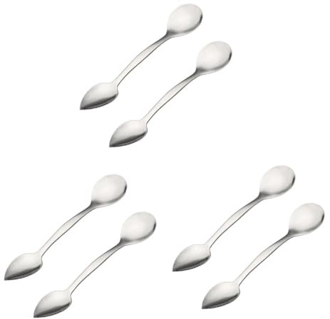 DEARMAMY Grapefruit-Löffel 6 Stk babylöffel baby löffel Gemüse Löffel gemüselöffel Edelstahllöffel Grabschaufel Mehrzweck Grapefruit Spatel