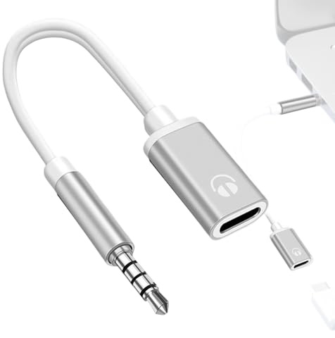 Woalopted Cavo USB C Femmina A 3,5 Mm, Adattatore Di Cuffie Convertito Di Tipo C, Cavo Adattatore Per Le Cuffie Stereo Da 3,5 Mm, Splitter Jack Compatibile Per PC, Laptop E Onesto