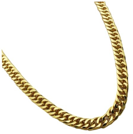Hip-hop stil manliga halsband 2 st Guldkedja Halsband Set Punk smycken för män Mode dekorativa