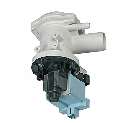 Europart 10027120 wie Bosch 141326 00141326 Pumpe Ablaufpumpe Laugenpumpe Pumpenmotor Magnettechnikpumpe mit Pumpenstutzen 30 Watt Waschmaschine auch wie Siemens Balay Constructa Profilo Neff